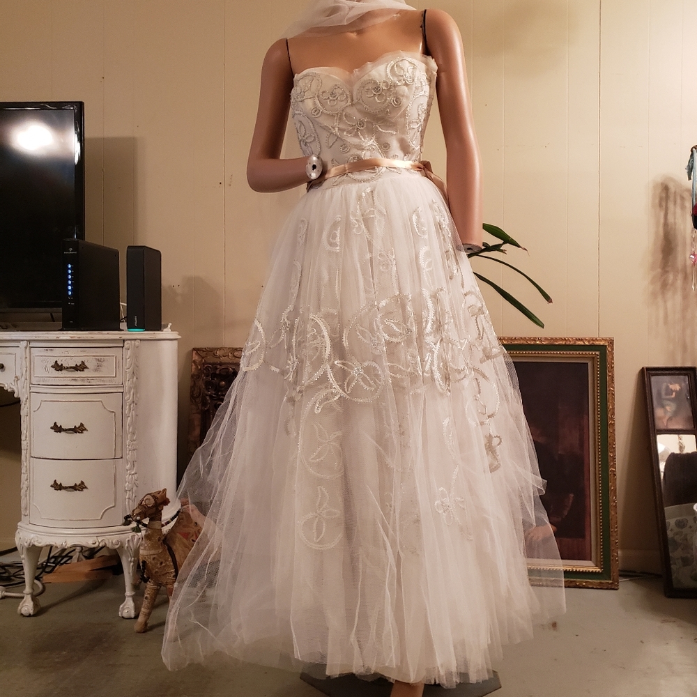 Vintage tulle dress